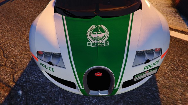 Bugatti Veyron - Dubai Police (4K) v1.0